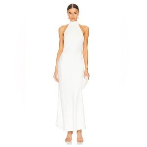 MISHA Eviana Gown, Ivory